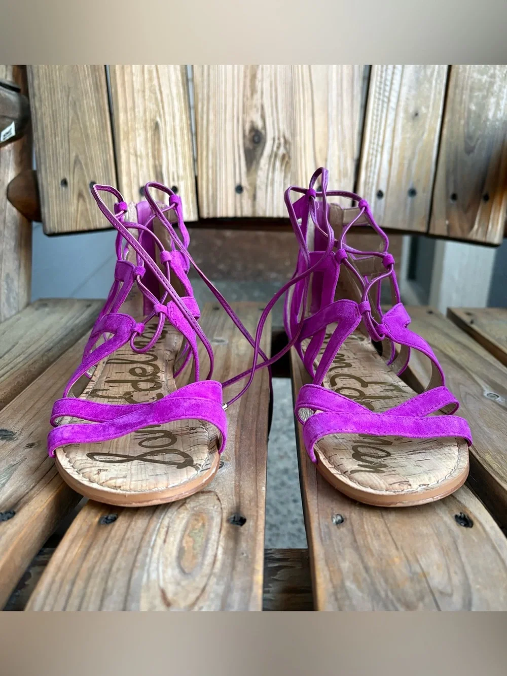 Sam Edelman Dawson Fuchsia Gladiator Sandal Size 7